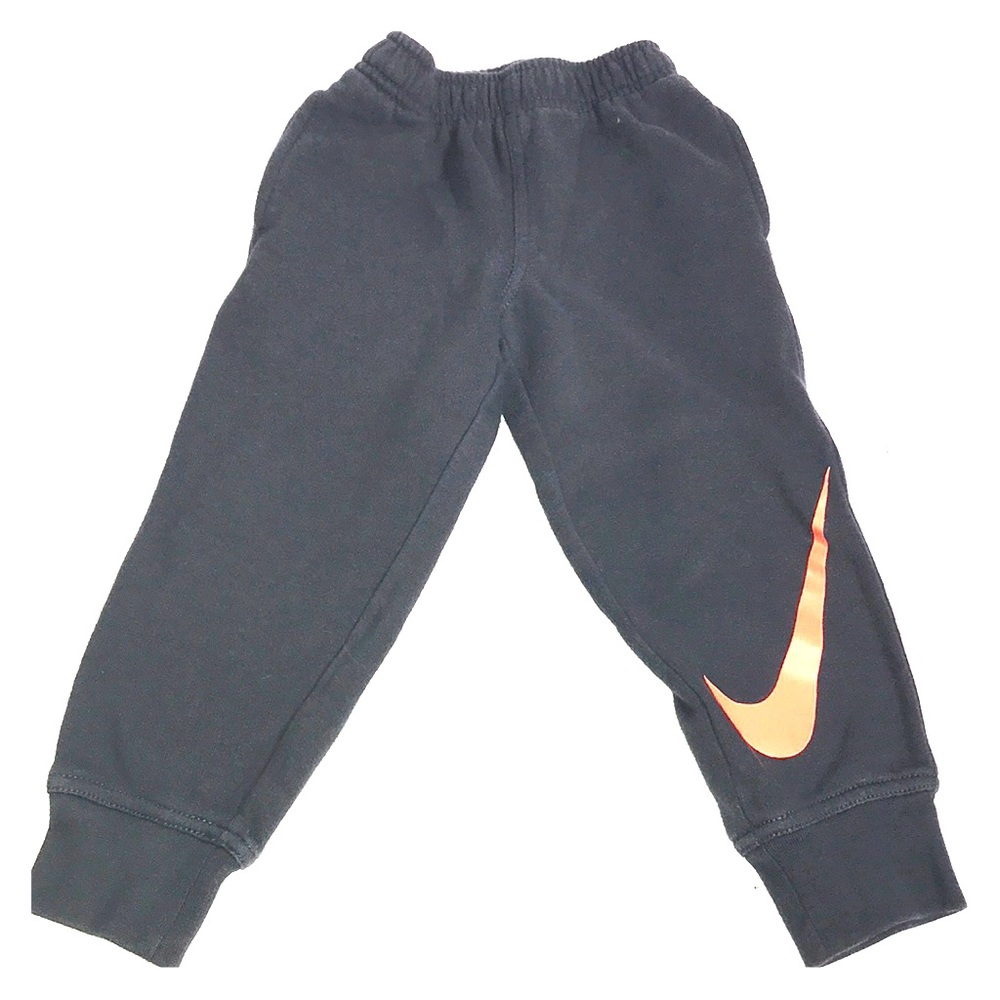 Nike Size Boys 4 joggers orange and gray